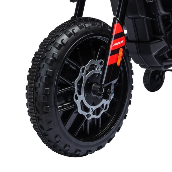 Børns Elektrisk Motorcykel, 106.5Lx56Bx80H cm, Hvid