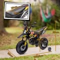 Miniatyrbillede 3 af 9: Børns Elektriske Motorcykel, 106.5L x 56W x 80H cm, Gul