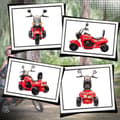 Miniatyrbild 8 av 9: Barns Elektriska Motorcykel, 110x48x56 cm, Röd