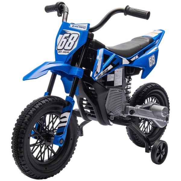 Elektrisk Motorcykel för Barn, 107x56x70 cm, Blå