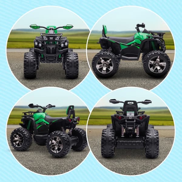 Elektrisk Quad til Børn, 100x65x73 cm, Grøn