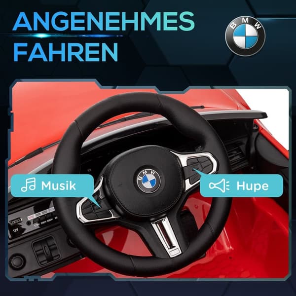 Barns Elektriska Bil, BMW M4, 108x69.5x51 cm, Röd
