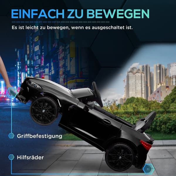 Børns Elektriske Bil, BMW M4, 108x69.5x51 cm, Sort