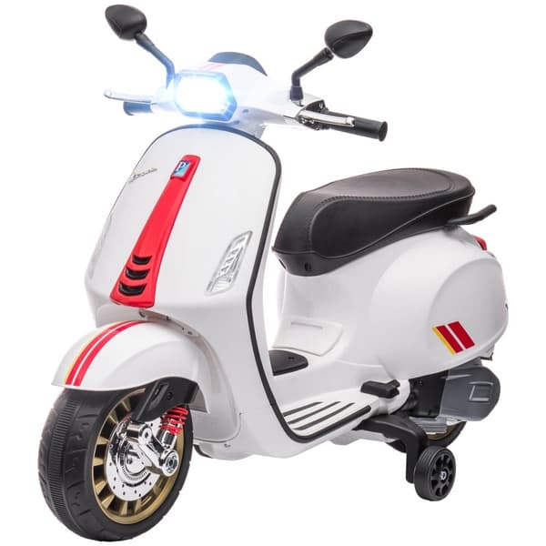 Børns Elektriske Motorcykel, 107x47x73 cm, Hvid