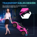 Miniatyrbild 8 av 9: Barns Elektriska Bil, SUV, 108x62x40 cm, Rosa