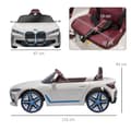Pikkukuva 3 / 9: Lasten sähköauto, BMW, 115x67x45 cm, Valkoinen