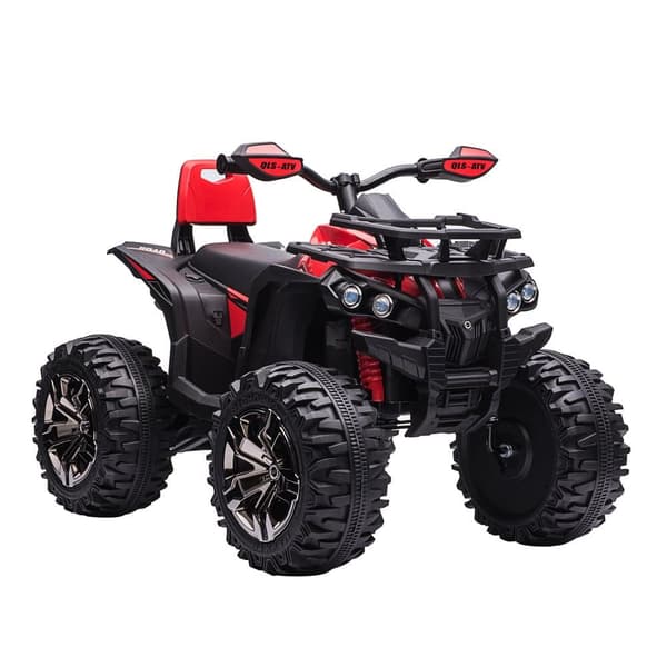 Elektrisk Quad til børn, 12V, 100x65x73 cm, Rød