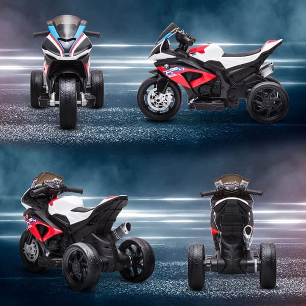 Barns Elektriska Motorcykel, 82,5x42x54 cm, Röd