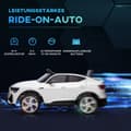 Miniatyrbillede 4 af 9: Elektrisk Børnebil, Audi E-tron, 108x60x47 cm, Hvid