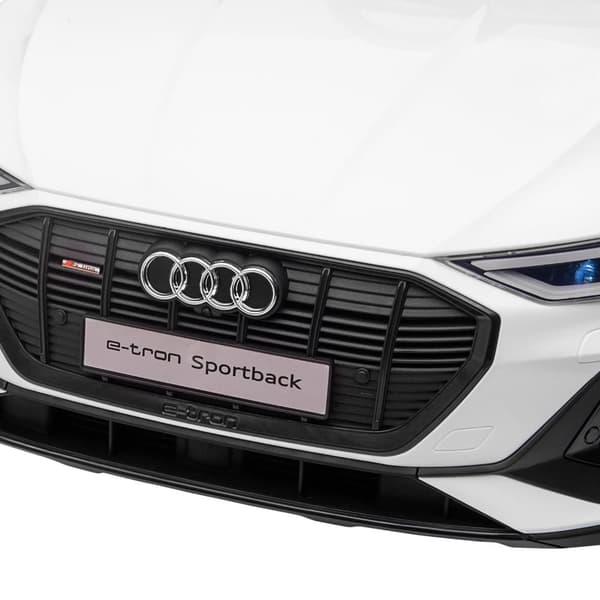 Elektrisk Børnebil, Audi E-tron, 108x60x47 cm, Hvid