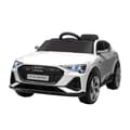 Miniatyrbillede 1 af 9: Elektrisk Børnebil, Audi E-tron, 108x60x47 cm, Hvid