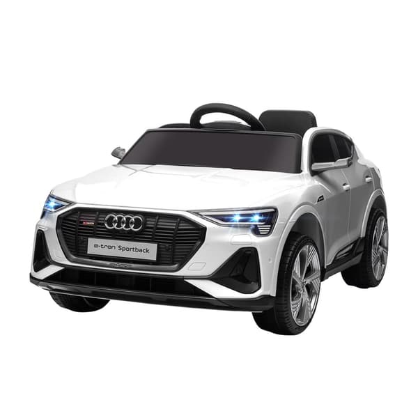 Elektrisk Børnebil, Audi E-tron, 108x60x47 cm, Hvid