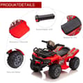Miniatyrbillede 6 af 9: Mini Elektrisk Quad, 70x42x45 cm, Pink