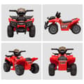 Miniatyrbillede 8 af 9: Mini Elektrisk Quad, 70x42x45 cm, Pink