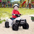 Miniatyrbillede 2 af 9: Elektrisk Børne Quad, Mini, 65x40x43 cm, Sort og Hvid