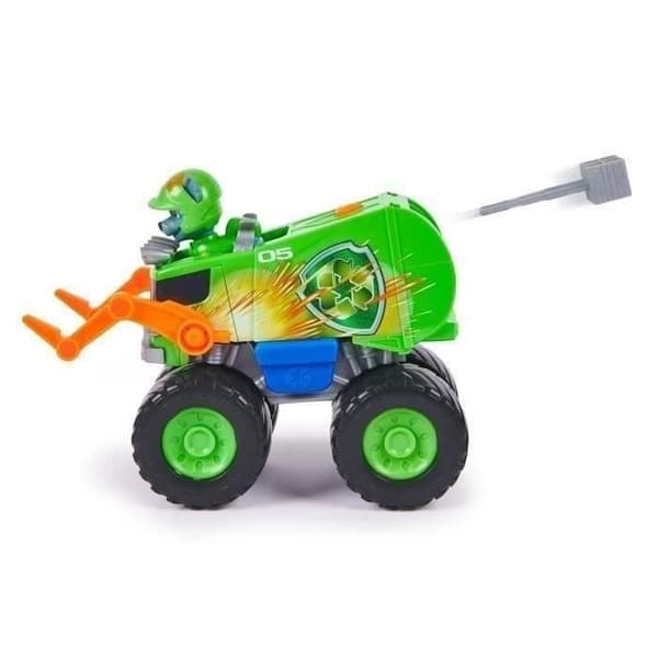 SPIN MASTER FORDON + RÄDDNINGSHJUL ROCKY FIGUR PAW Patrol