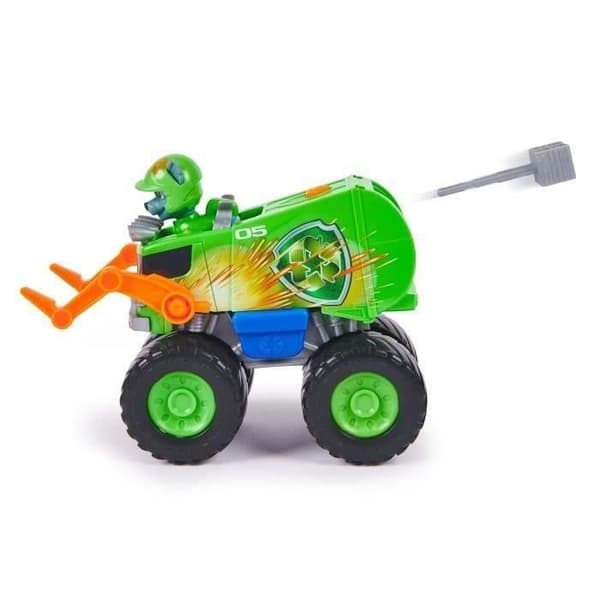 SPIN MASTER FORDON + RÄDDNINGSHJUL ROCKY FIGUR PAW Patrol