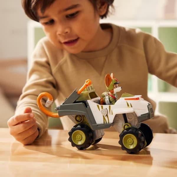 SPIN MASTER KØRETØJ + SPORER JUNGLE PUPS FIGUR PAW Patrol