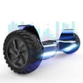 Miniatyrbild 1 av 5: Hoverboard 8,5 tum Hummer All Terrain LED Bluetooth med kraftfull motor Idealisk present Blå krom