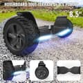 Miniatyrbild 2 av 5: Hoverboard 8,5 tum Hummer All-Terrain LED Bluetooth med Kraftfull Motor Perfekt Present Svart