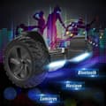 Miniatyrbild 4 av 6: Hoverboard RCB 8,5 Tum Elektrisk Scooter All Terrain Gyropod Hummer Bluetooth LED + Hoverkart Karting Justerbar Svart