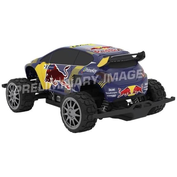 Carrera RC 370183022 Red Bull Peugeot WRX 208 1:18 elektrisk nybörjarrally RC-fordon