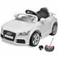 Miniatyrbild 1 av 2: Elbil för barn Audi TT RS med fjärrstyrning vit