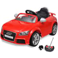 Miniatyrbild 1 av 2: Audi TT RS åkbil för barn med fjärrkontroll röd