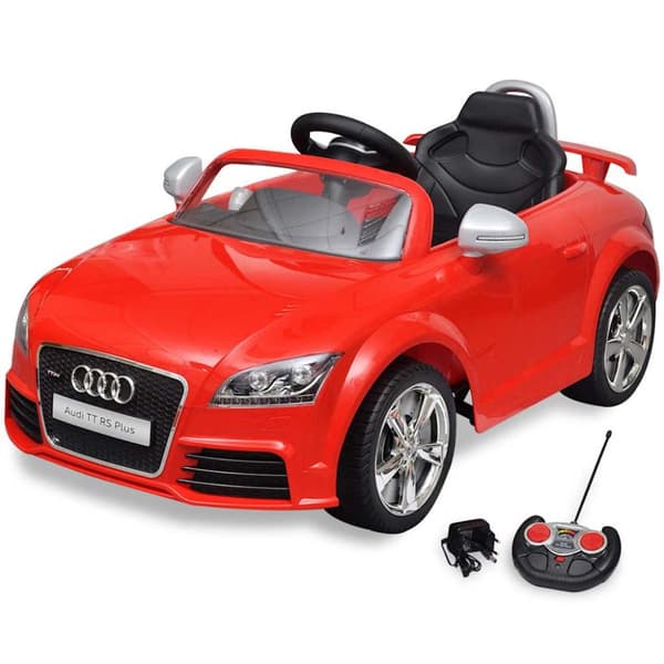 Audi TT RS åkbil för barn med fjärrkontroll röd