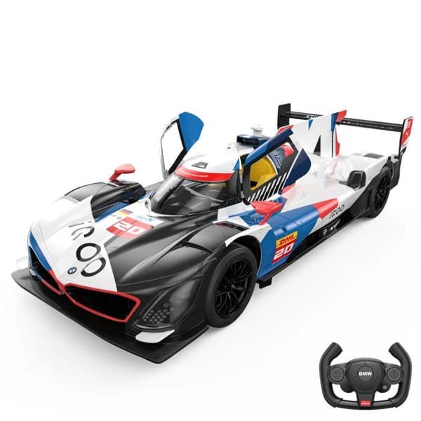 Radiostyrd bil BMW M Hybrid V8 LMDh 1:14 - LeMans - 9 km/h - Vit
