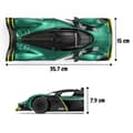 Miniatyrbild 5 av 6: Fjärrstyrd bil Aston Martin Valkyrie AMR Pro LMDh 1:14 - LeMans - 9 km/h - Mörkgrön