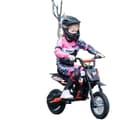 Miniatyrbild 1 av 2: Barnens elektriska motorcykel, 25KM/H hastighet, 15KM räckvidd,Röd