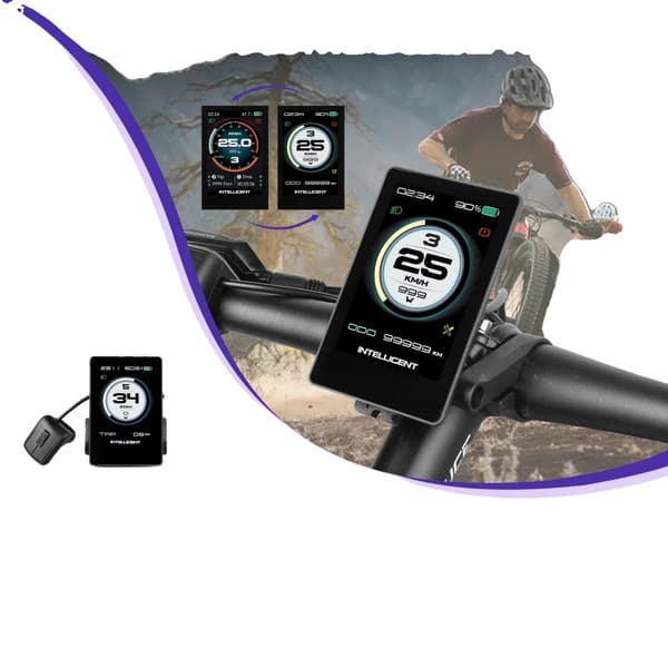 Bafang LCD-skärm, justerbara PAS-nivåer,P860ML(0-9 PAS)