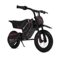 Miniatyrbild 2 av 2: Barnens elektriska motorcykel, 150W motoreffekt, maxhastighet 16KM/H, batterikapacitet 14.4V/4Ah,Svart