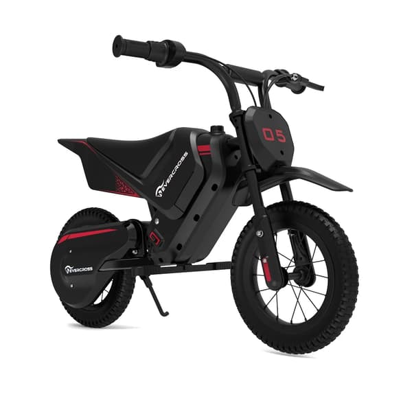 Barnens elektriska motorcykel, 150W motoreffekt, maxhastighet 16KM/H, batterikapacitet 14.4V/4Ah,Svart