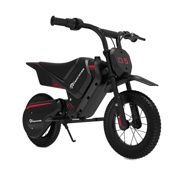 Barnens elektriska motorcykel, 150W motoreffekt, maxhastighet 16KM/H, batterikapacitet 14.4V/4Ah,Svart