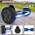 Miniatyrbild 2 av 6: Hoverboard RCB 8,5 Tum elektrisk scooter för alla terränger gyropod Hummer Bluetooth LED + Hoverkart karting justerbar blå