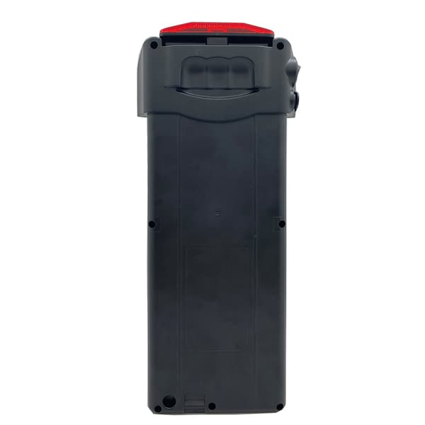 Erstatningsbatteri, 36V 116AH kapacitet, bagagebærer design, Sort