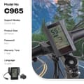 Miniatyrbillede 2 af 2: Elektrisk cykelkonverteringskit, Bafang C965 LCD-skærm, midtmotor navmotor, C965