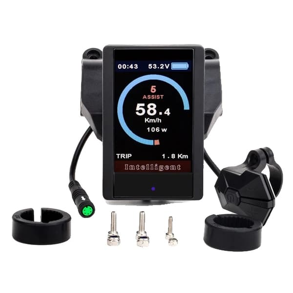 Elektrisk cykelindikator, fuldfarvet LCD-skærm, Bafang Mid Hub Motor kompatibilitet., 850C Display