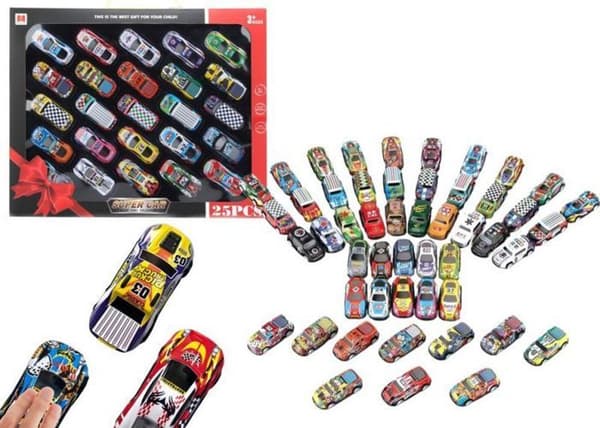 Elektisk bil Leantoys - 20488 - Våren Set Leksaksbilar Drivna Bilar färgglada 25 bitar