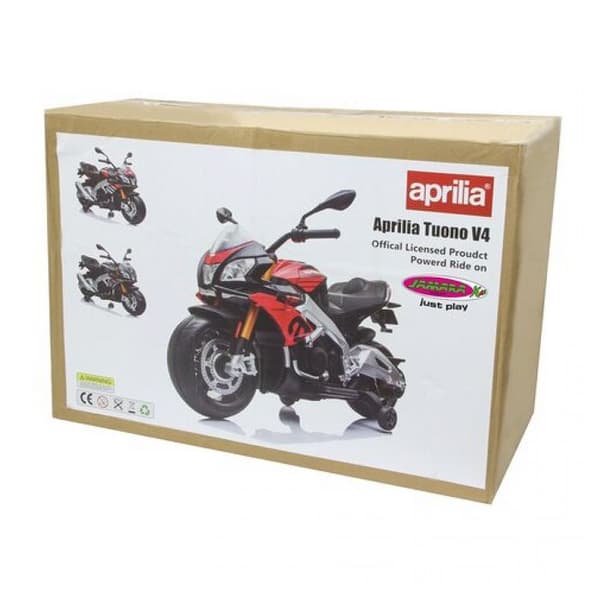 Elfordon för barn - Jamara Kids - RIDE-ON APRILIA TUONO V4 1100 RR - Röd - Batteri - 2 hjul
