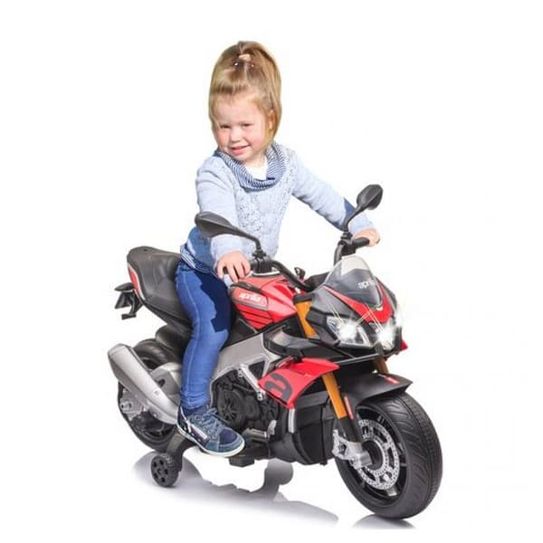 Elfordon för barn - Jamara Kids - RIDE-ON APRILIA TUONO V4 1100 RR - Röd - Batteri - 2 hjul