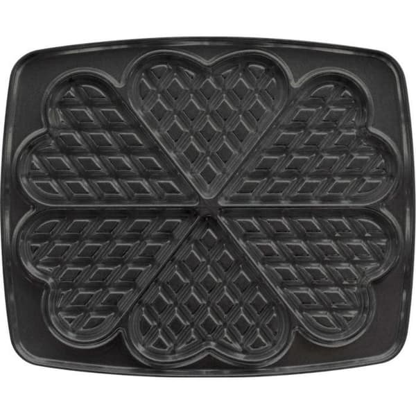 Våffelbryggare - LAGRANGE - Tillbehör 030422 - Hjärtformade rån tallrikar - Dubbellagers non-stick