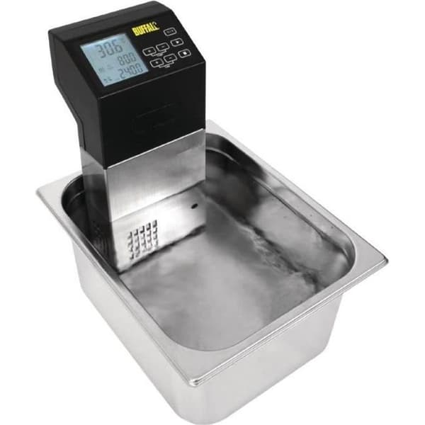 Bärbar sous vide matlagning elpatron 1500W - Buffalo - Svart