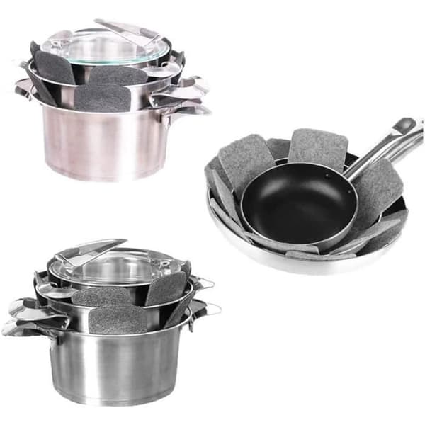 Pan och Pan Protectors Pan and Pan Protectors - Premium Separata Divider Pads and Protect