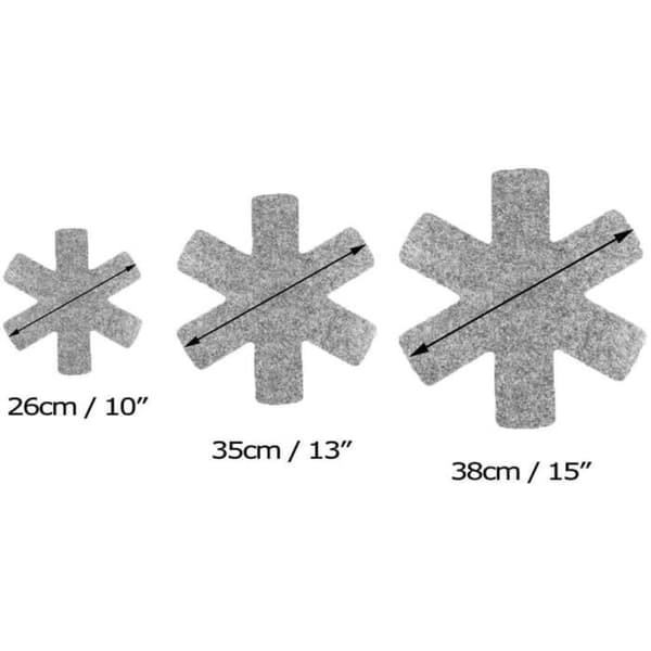 Pan och Pan Protectors Pan and Pan Protectors - Premium Separata Divider Pads and Protect