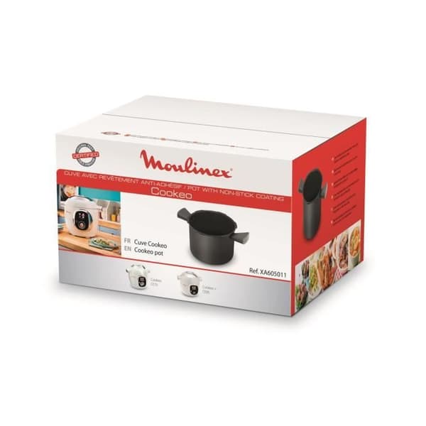 MOULINEX, non-stick skål för Cookeo, 6L, Tål diskmaskin XA605011