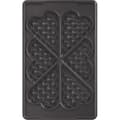 Miniatyrbild 2 av 4: TEFAL - Snack Collection - Set med 2 Heart Wafer tallrikar - Svart - Kompatibel med diskmaskin - 750 Watt