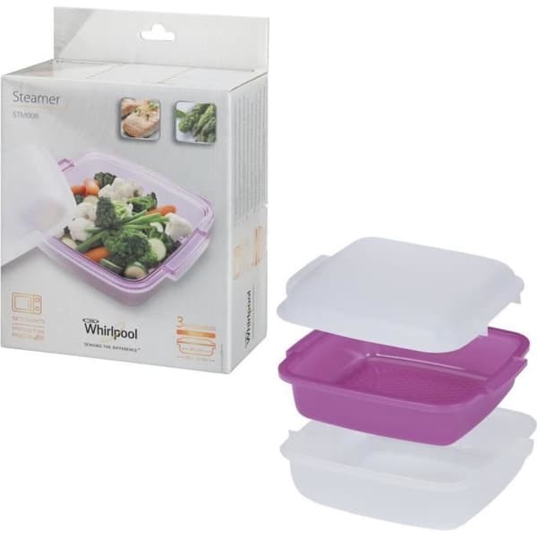 Wpro STM008 Ångskål för Whirlpool mikrovågsugn med ångfunktion. Sol: 24 cm